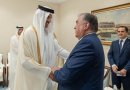 Мулоқот бо Амири Давлати Қатар Шайх Тамим ибни Ҳамад Оли Сонӣ