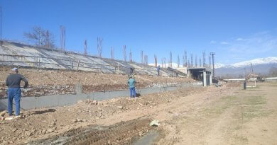 Бунёди варзишгоҳи марказӣ дар ноҳияи Шаҳринав