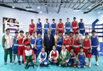 Сарвари давлат Эмомалӣ Раҳмон дар шаҳри Хуҷанд Маҷмааи варзишии «Суғд-арена»-ро ба истифода доданд