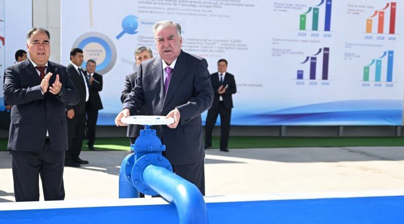21 сентябр хатти оби нӯшокӣ барои 19 ҳазор аҳолӣ иншооти навбатӣ дар шаҳри Истиқлол…